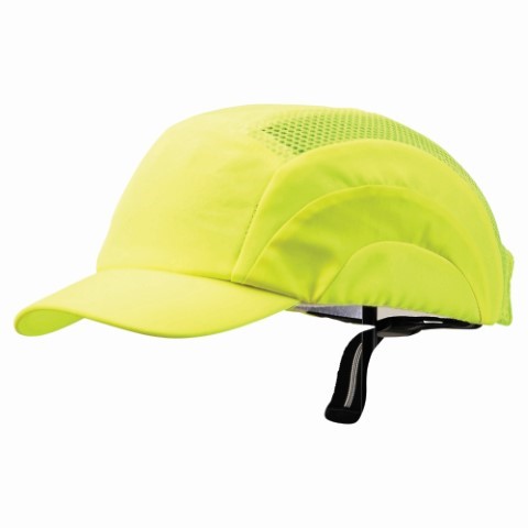 PRO BUMP CAP - SHORT PEAK FLURO YELLOW